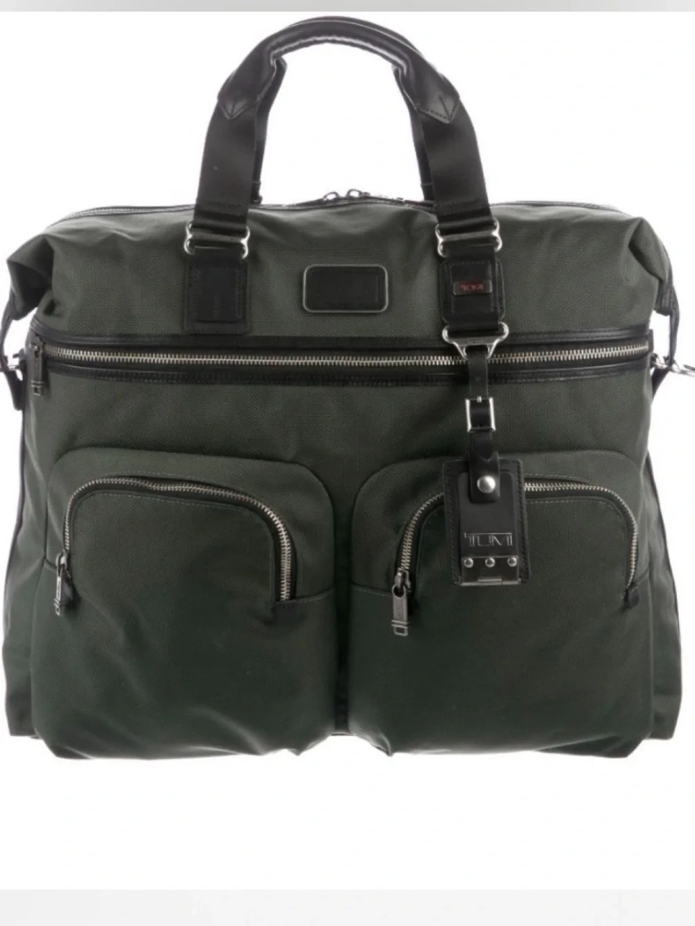 Tumi Alpha Dark Green Travel Bag